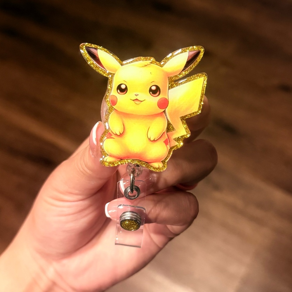 Cute Pikachu Badge Reel